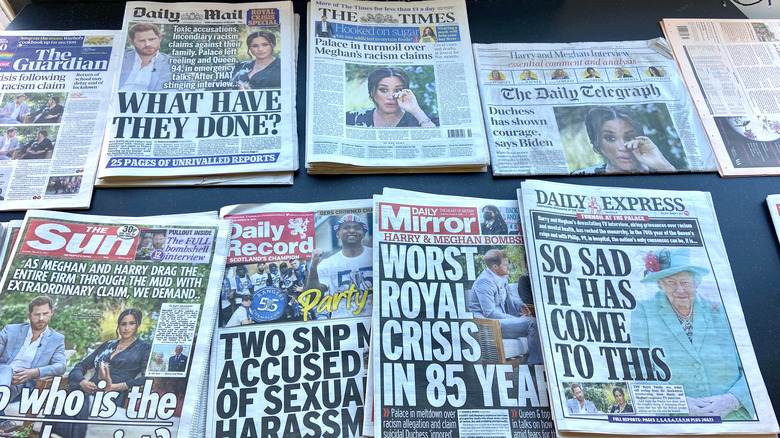 harry and meghan tabloids