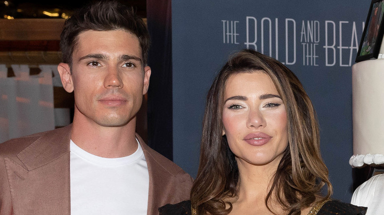 Tanner Novlan Jacqueline MacInnes Wood posing