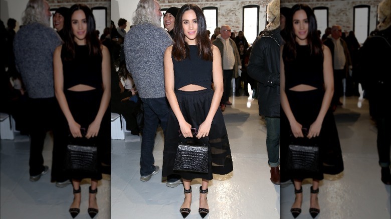 Meghan Markle at Misha Nonoo fashion show in 2015