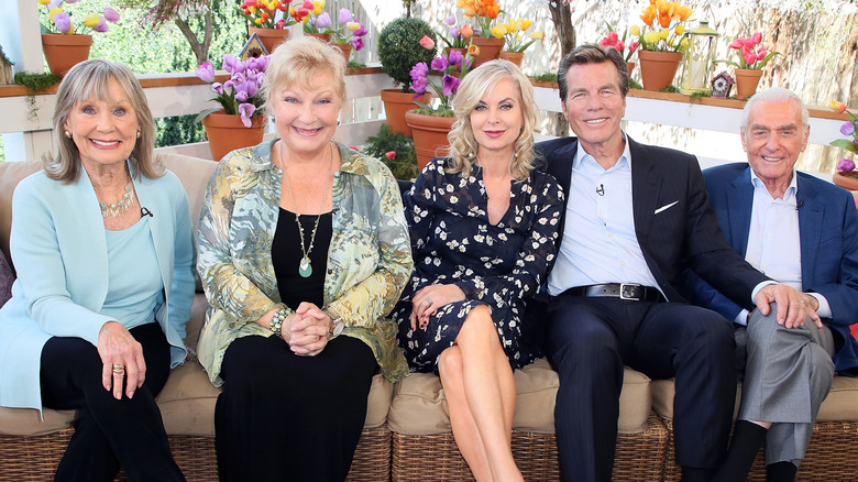 Marla Adams, Beth Maitland, Eileen Davidson, Peter Bergman, and Jerry Douglas