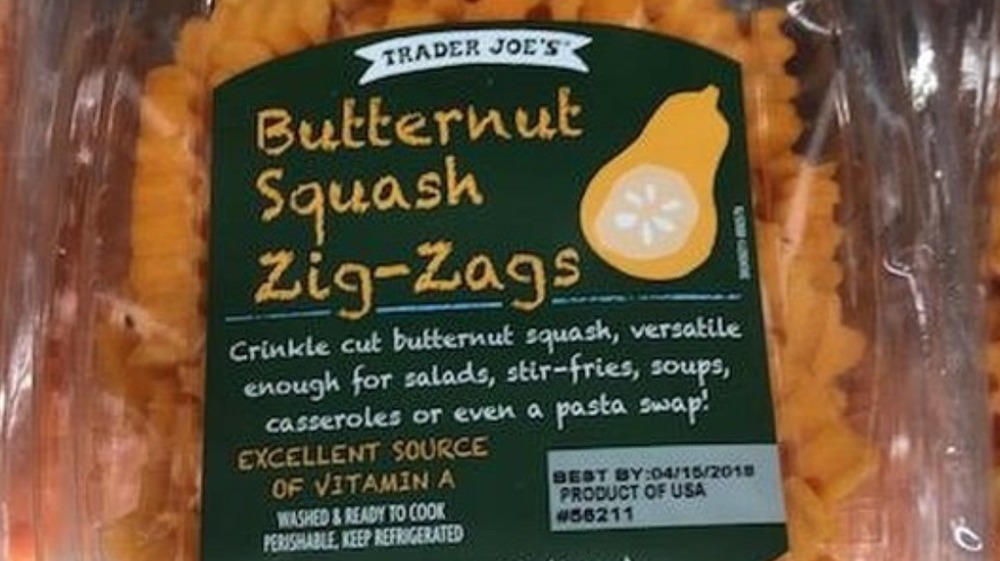 Trader Joe's Butternut Squash Zig-Zags