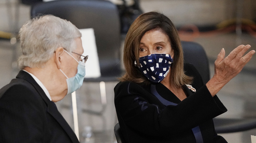 Mitch McConnell and Nancy Pelosi