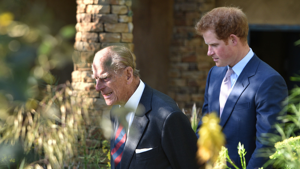 Prince Harry and Prince Philip