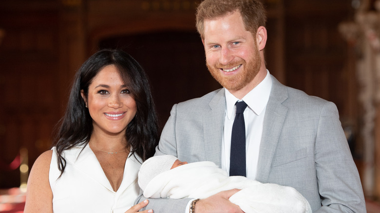 Meghan Markle and Prince Harry christening Archie