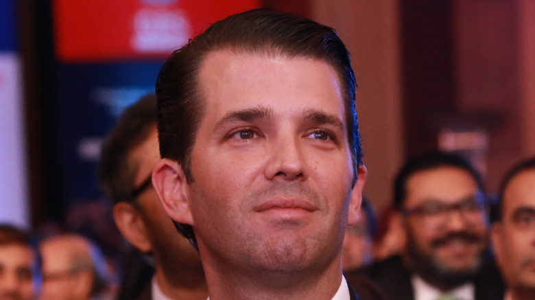 Donald Trump Jr. smiles smugly