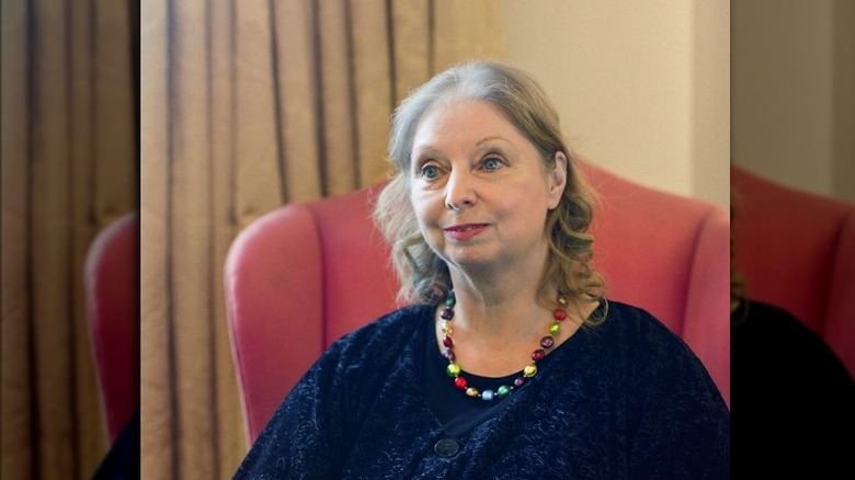 Hilary Mantel smiling