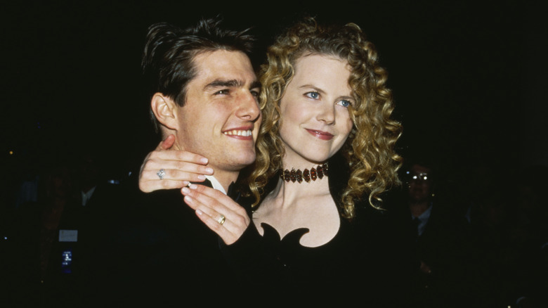 Nicole Kidman and Tom Cruise smiling