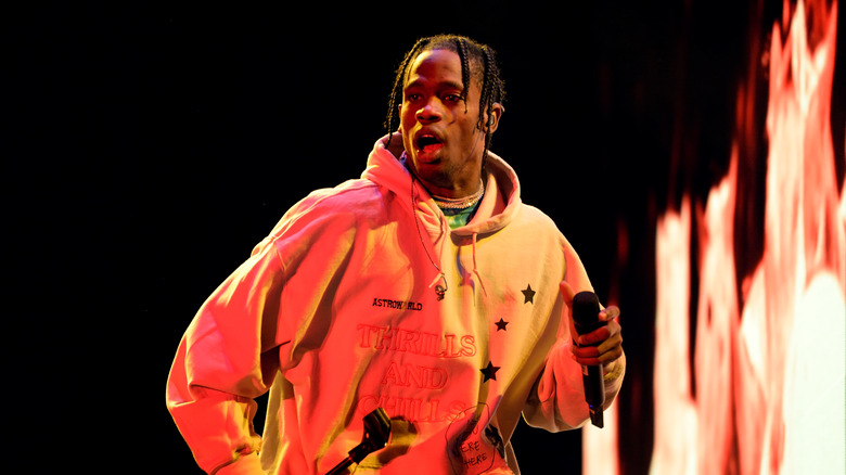 Travis Scott performing 