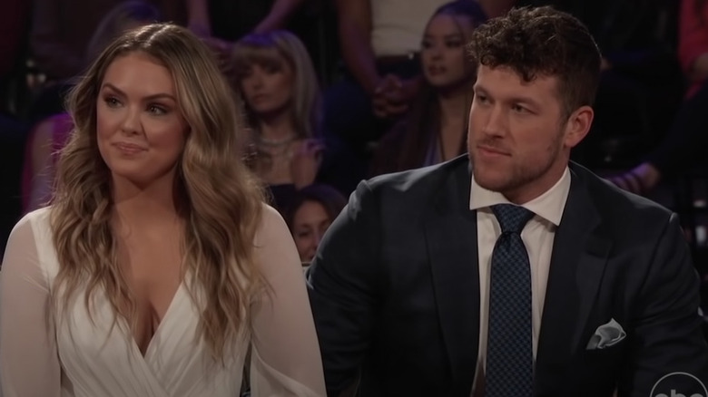 Susie Evans and Clayton Echard during "The Bachelor" season finale