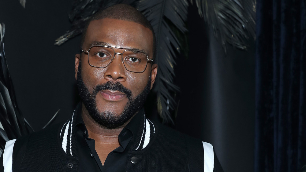 Tyler Perry attends his movie premiere