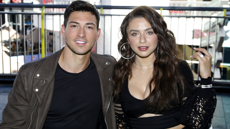 Victoria Konefal and Robert Scott Wilson posing