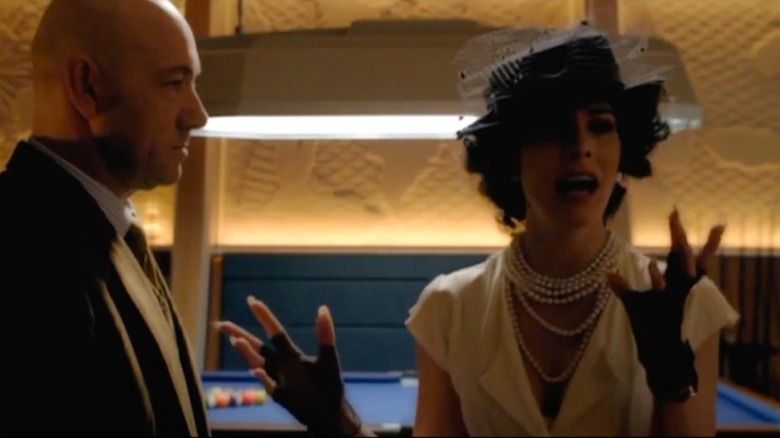 Kevin Spacey and Parker Posey in a scene from Superman Returns