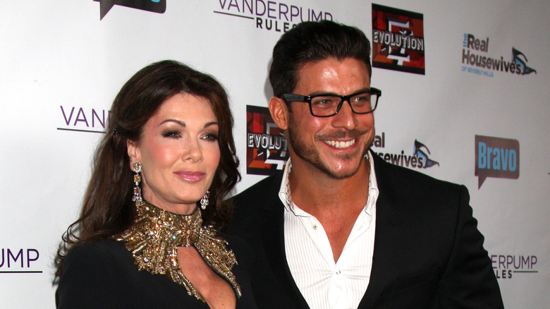 Jax Taylor and Lisa Vaderpump at a Bravo event