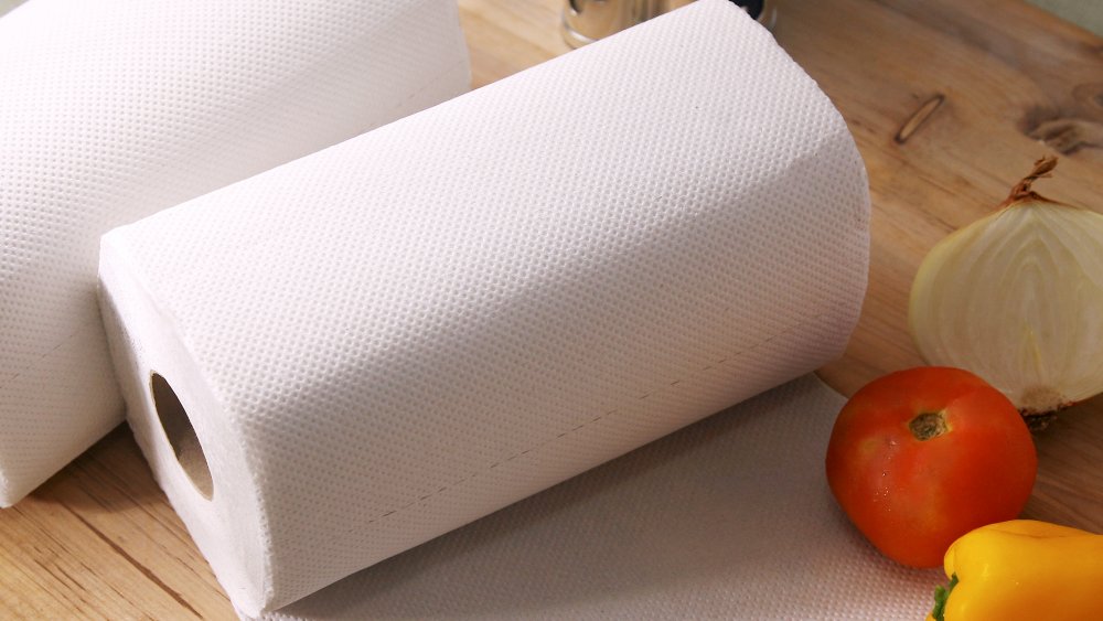 Roll of towel paper