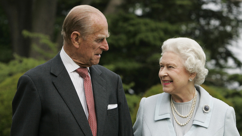 Queen Elizabeth and Prince Philip together