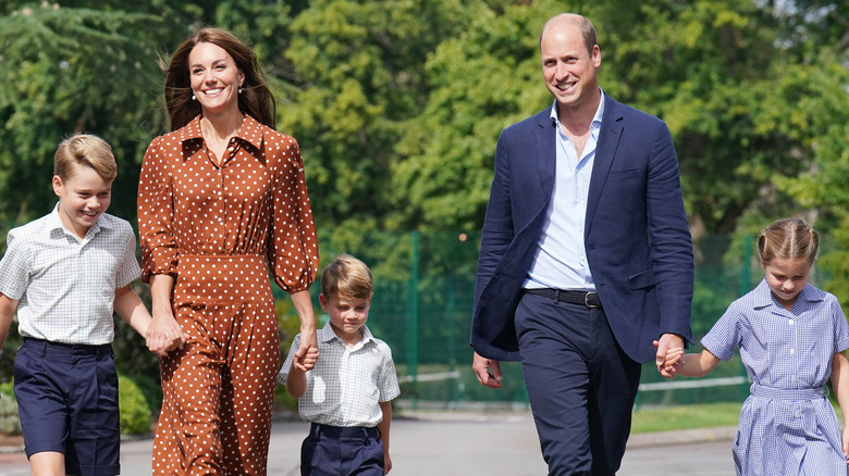 Prince William, Kate Middleton, Prince George, Princess Charlotte & Prince Louis