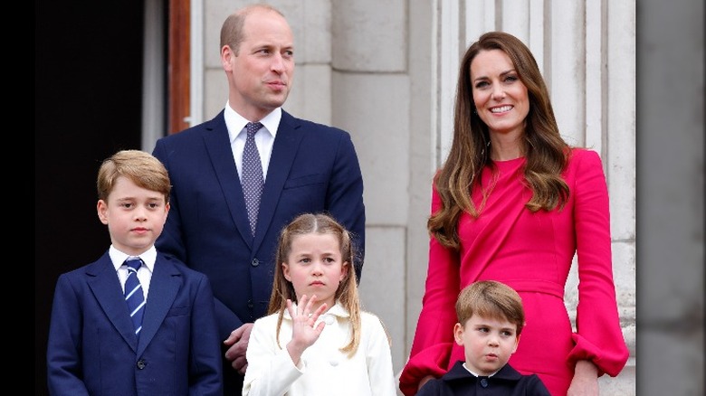 Prince William, Catherine Middleton and their children attend the Platinum Jubilee together