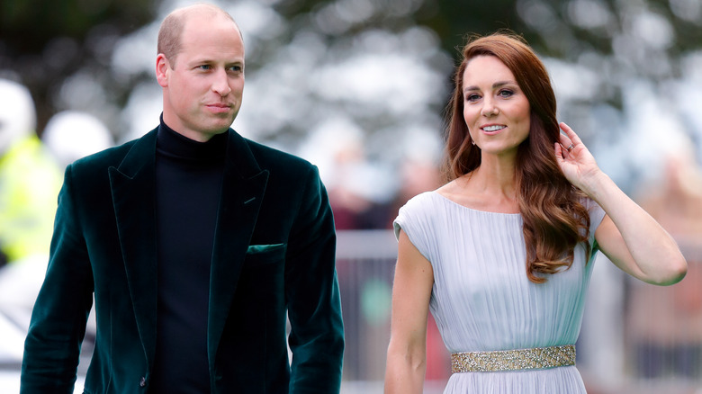 Prince William and Kate Middleton attending an event