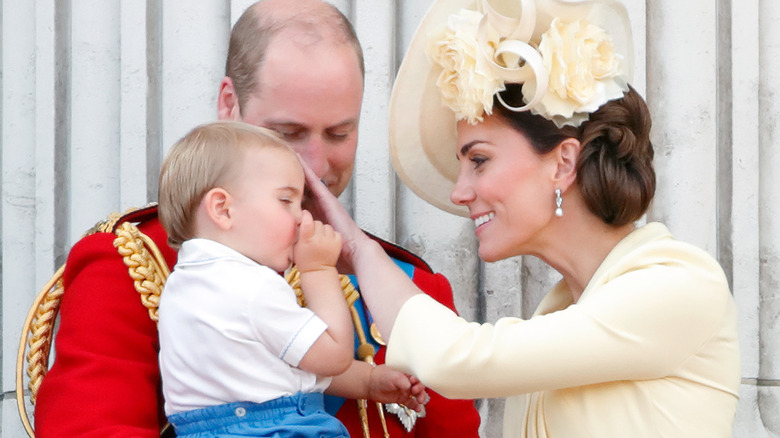 The Duke and Duchess with son Louis 