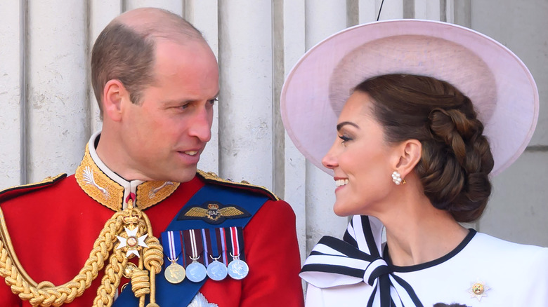 Kate Middleton and Prince William smiling