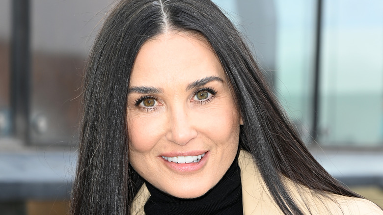 Demi Moore smiling