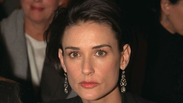 Demi Moore looking intense