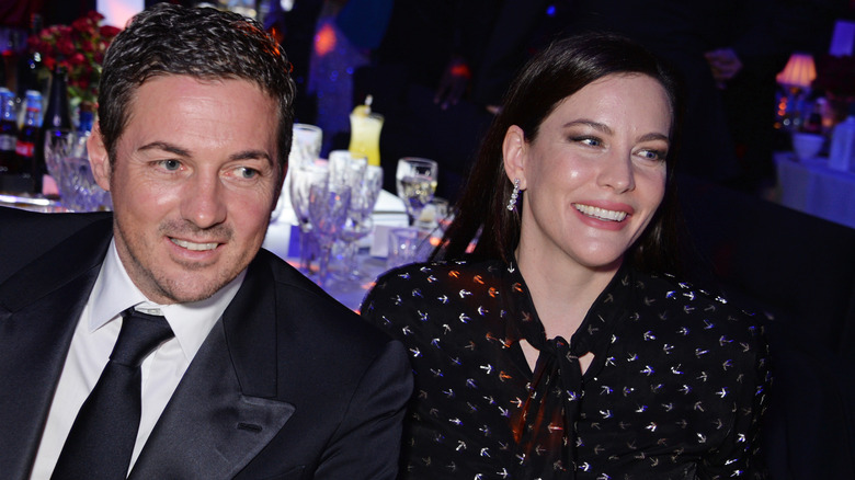 David Gardner and Liv Tyler smiling