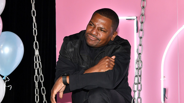 Mekhi Phifer posing at event