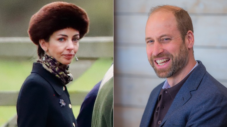 Side-by-side of Rose Hanbury and Prince William