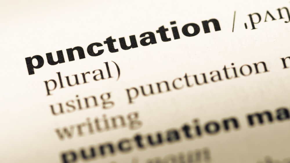 Punctuation definition