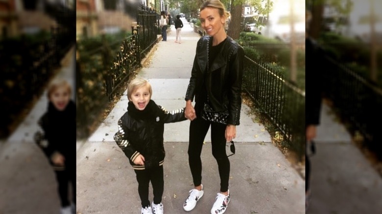 Giuliana Rancic and son Duke