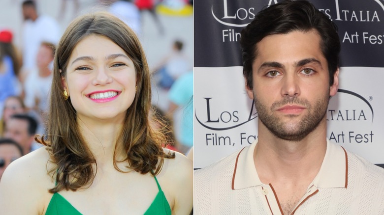 Split image of Catharine Daddario and Matthew Daddario