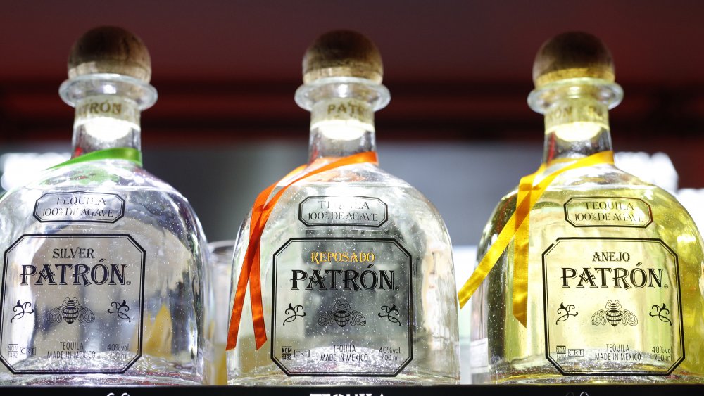 Different types of tequila