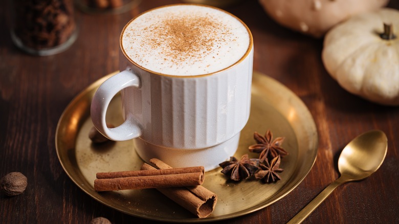 Coffee with cinnamon