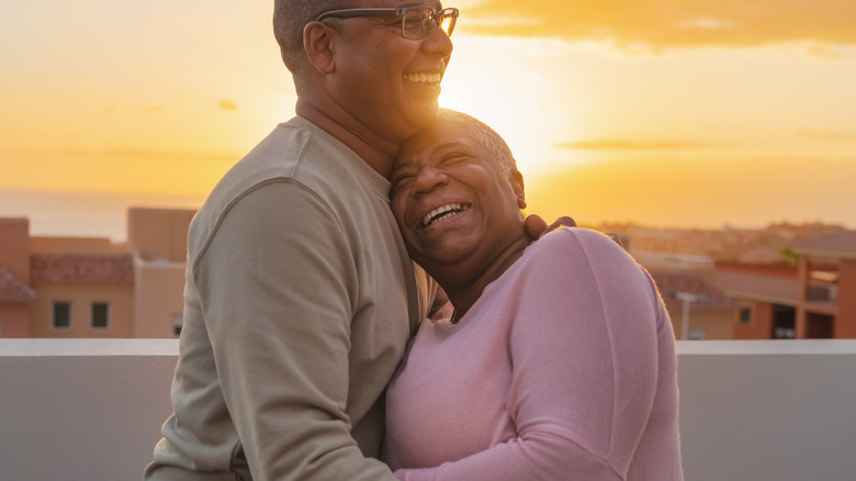 happy older couple