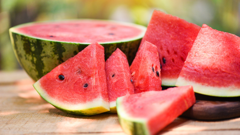 Watermelon slices