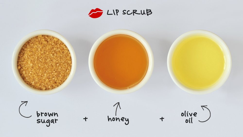 DIY lip scrub