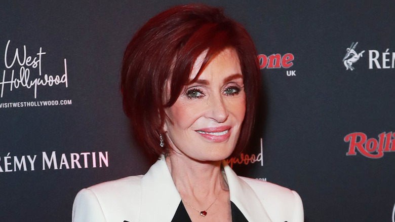 Sharon Osbourne smiling