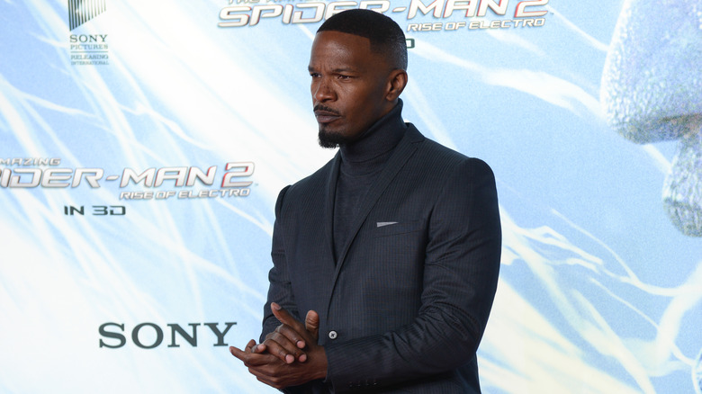 Jamie Foxx on the red carpet