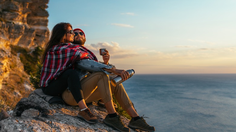 couple sitting 