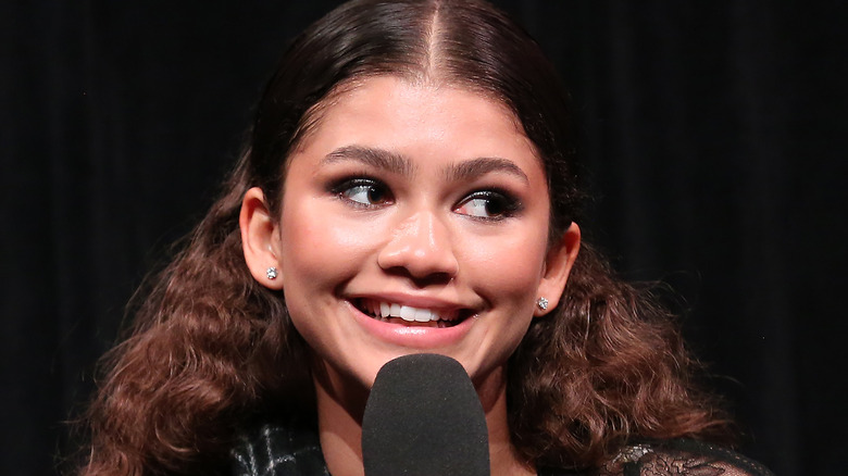 Zendaya at Euphoria press event 