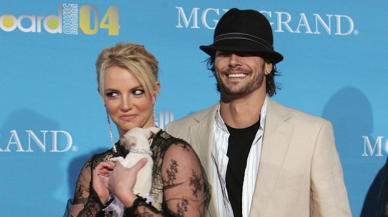 Britney Spears and Kevin Federline on the red carpet