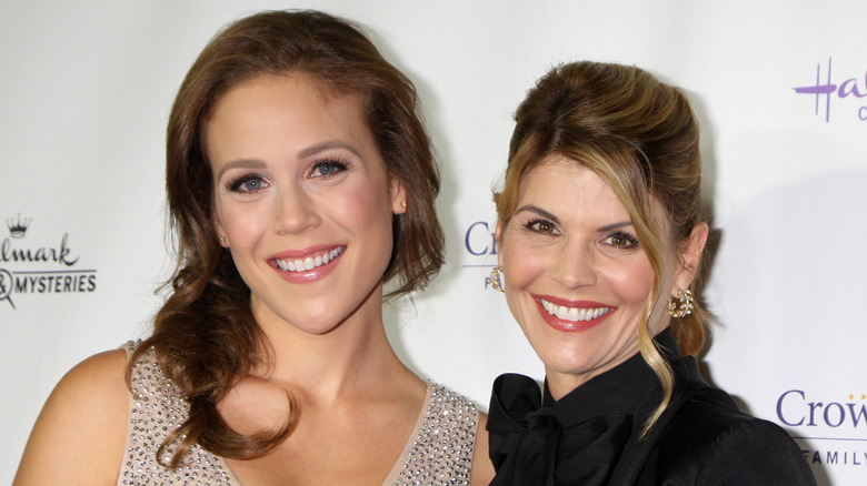 Erin Krakow and Lori Loughlin pose on the red carpet together