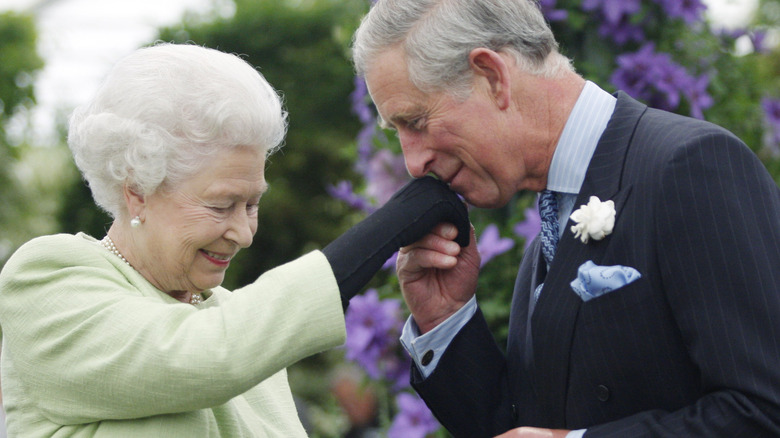 Queen Elizabeth and Prince Charles