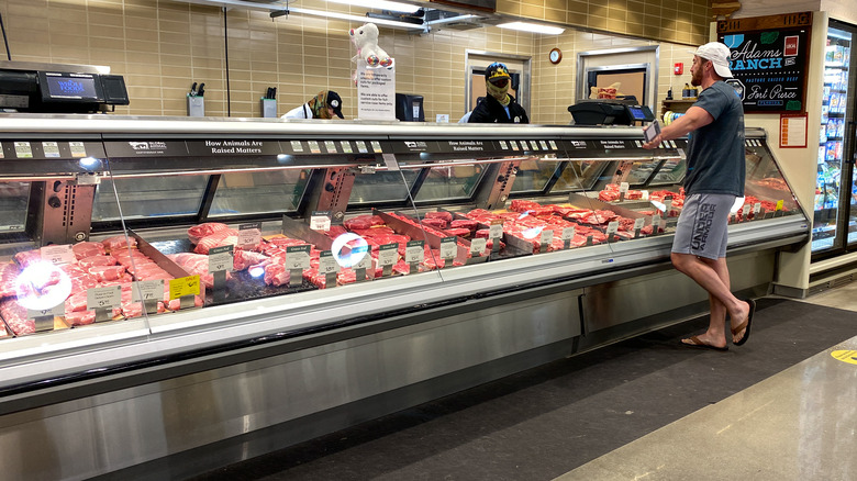 Whole Foods meat counter in Florida