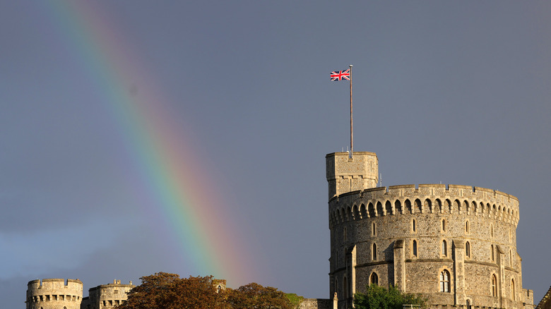 Rainbow at Windsor Castle 