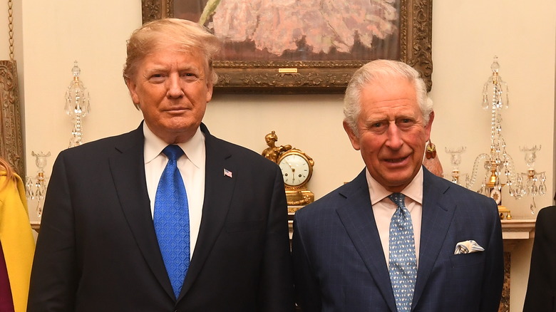 Donald Trump with King Charles III