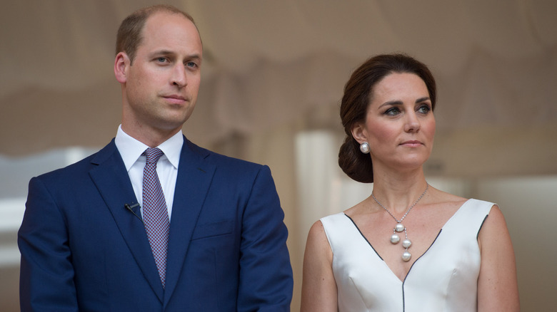 Prince William and Princess Catherine stading next to each other