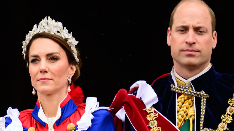 Prince William and Kate Middleton at the coronation