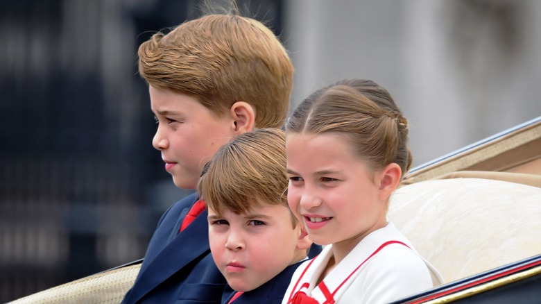 Prince George, Prince Louis, and Princess Charlotte